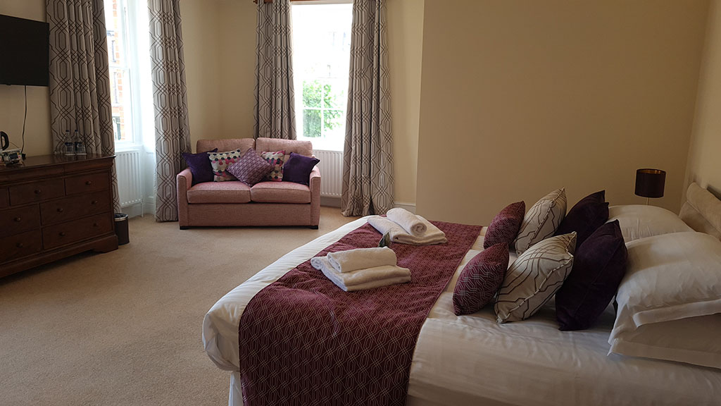 Interior of Cambrian room at Trewythen Hotel