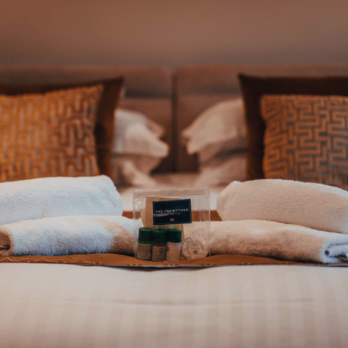 Bedroom at The Trewythen Hotel